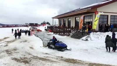 kayak sezonu -  Keltepe Kayak Merkezi’nde sömestr yoğunluğu yaşanıyor Videosu