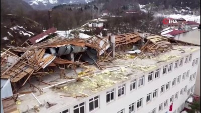 okul catisi -  - Fırtınada okul çatısı uçtu Videosu