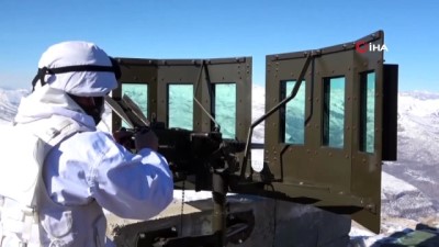 sinir guvenligi -  Karlı dağları yuva yapan hudut kahramanları görev başında Videosu
