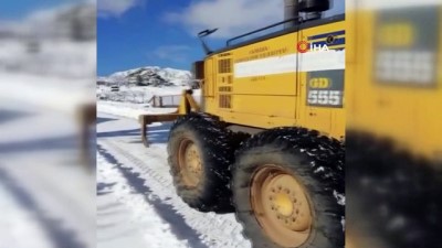 kar temizleme -  Alanya ve Gündoğmuş’ta karla kaplanan yollar açılıyor Videosu