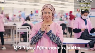 turk is -  Doğuştan işitme engeli genç kadın 'İş başı Eğitim Programı'yla meslek sahibi oldu Videosu