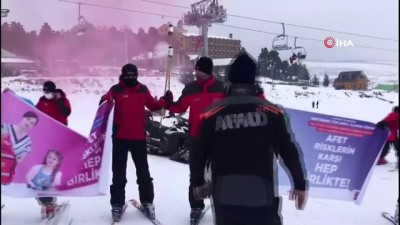 icisleri bakanligi -  JAK timlerinden afetlere duyarlılık için kayaklı gösteri Videosu