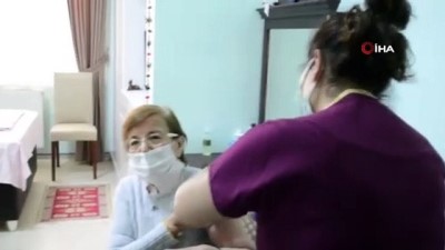  MSB'ye bağlı bakım merkezlerinde korona virüs aşılamaları devam ediyor