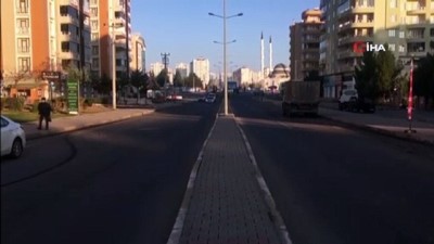  Diyarbakır'da kısıtlamanın son gününde de sessizlik hakim