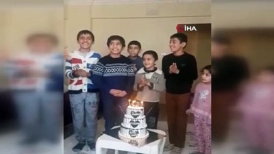 dogum gunu pastasi -  Kardan pasta ile doğum günü kutlayan çocuklara sürpriz Videosu