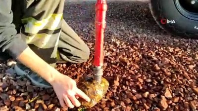 aniz yangini -  - Alevler arasında kalan kaplumbağayı yanmaktan itfaiye kurtardı Videosu