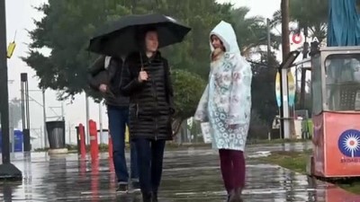 yagmurlu -  Deniz keyfini turuncu alarm bile bozamadı Videosu