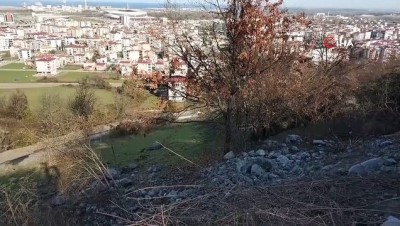 insaat firmasi -  - Samsun'da taş yüklü kamyon uçurumun kenarına devrildi: 1 yaralı Videosu