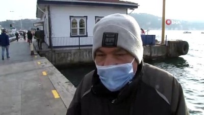 deniz polisi -  Beşiktaş’ta bir şahıs çantasına taş doldurup denize atladı Videosu