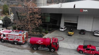  Orman ürünleri fabrikasında yangın