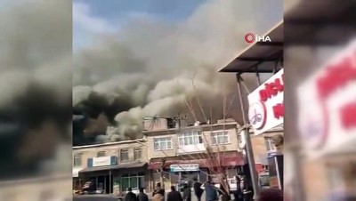 gokyuzu -  Depoda çıkan yangın paniğe neden oldu Videosu