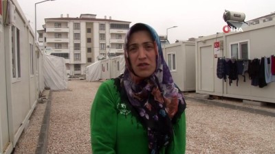 konteyner kent -  Elazığlı depremzedeler: 'Ekmeği, suyu, elektriği veriyorlar, biz daha devletten ne isteyelim' Videosu