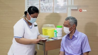  - Singapur Başbakanı Loong korona aşısı oldu