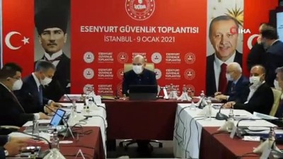  Bakan Soylu, Esenyurt Güvenlik Toplantısı'na katıldı