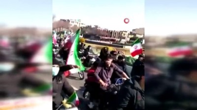 iran devrimi -  - İran'da devrim kutlamalarında “Kahrolsun Ruhani” sloganları Videosu