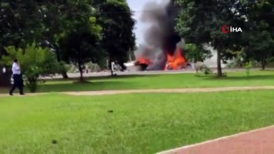 dusen ucak -  - Paraguay’da askeri uçak düştü: 7 ölü, 1 yaralı Videosu