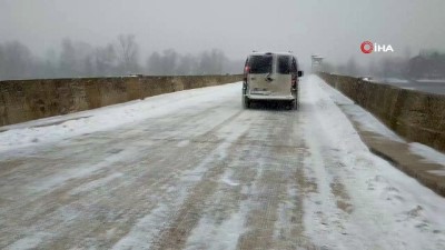  Kar yağışı kartpostallık görüntüler oluşturdu