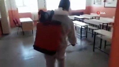 siyar -  Saray’da okullar dezenfekte edildi Videosu