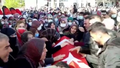 koy mezarligi -  Gara şehidi Adıyaman'da son yolculuğuna uğurlanıyor Videosu