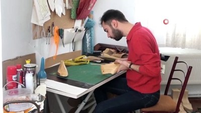ressam -  İstediği ayakkabıyı internette bulamayınca kendi ayakkabısını yapmaya başladı Videosu