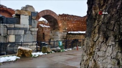 kar yagisi -  İznik’te kartpostallık manzaralar Videosu