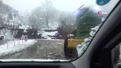  Zonguldak’ta karla mücadele çalışmaları aralıksız sürüyor
