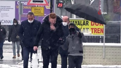  - Samsun'da kar yağışı etkisini devam ettirdi, Karadeniz hırçınlaştı