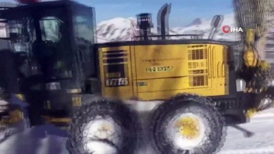 kar yagisi -  Kar yağışı 14 köy yolunu ulaşıma kapattı Videosu