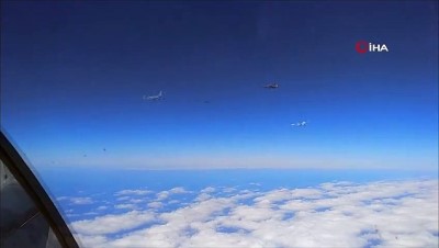 hava sahasi -  - Rus savaş uçakları Fransız uçaklarını Karadeniz’de engelledi Videosu