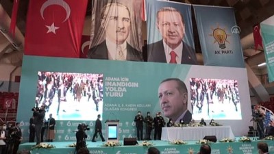 millete hizmet yolu - ADANA - Bakan Kasapoğlu, AK Parti Adana İl Kadın Kolları 6. Olağan Kongresi'nde konuştu Videosu