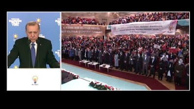 ANKARA - Cumhurbaşkanı Erdoğan, video konferansla AK Parti İstanbul İl Kadın Kolları 6. Olağan Kongresine katıldı (1)