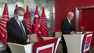 ANKARA - Kılıçdaroğlu-Destici ortak basın toplantısı