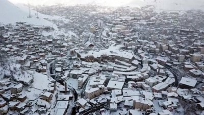 kar kalinligi - BİTLİS - Doğu'daki 4 ilde 314 yerleşim birimine ulaşım sağlanamıyor (2) Videosu