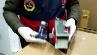bandrol - İSTANBUL - Jandarmanın operasyonunda 24 bin şişe sahte parfüm ele geçirildi Videosu
