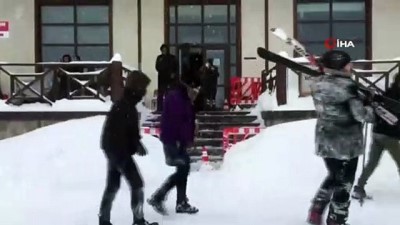 kayak merkezi -  Keltepe Kayak Merkezi’ne Şubat ayında yağan kar sevindirdi Videosu