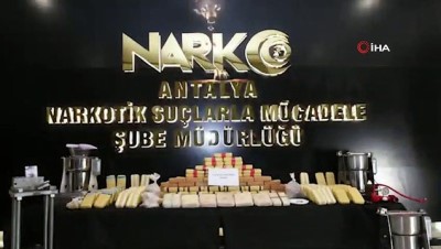  Antalya'da 115 kilogram eroin ele geçirildi