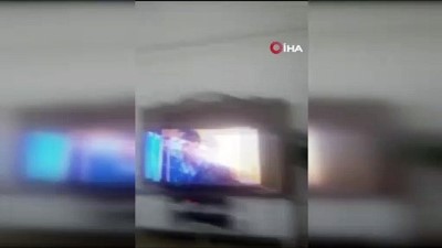 deprem ani -  Gemerek'te bir evde deprem anı kameralara böyle yansıdı Videosu