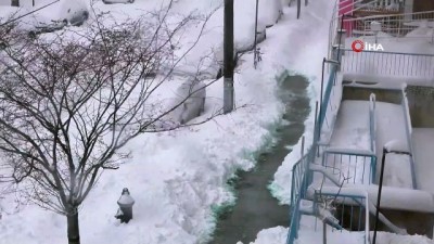 kar firtinasi -  - New York’ta kar fırtınası: Uçuşlar askıya alındı Videosu