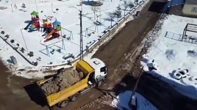 kar temizleme - ADANA - Tufanbeyli’de kar temizleme çalışmaları sürüyor Videosu