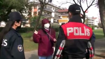 ronen -  Bakırköy’de polis, hasta olduğu için yürüyen vatandaşa yardım ederken gezintiye çıkanlara ceza yazdı Videosu