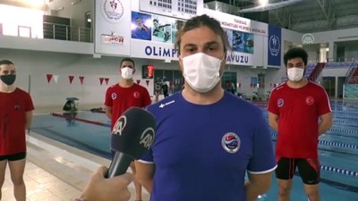 TEKİRDAĞ - Milli sporcuların hedefi su altından rekorla çıkmak