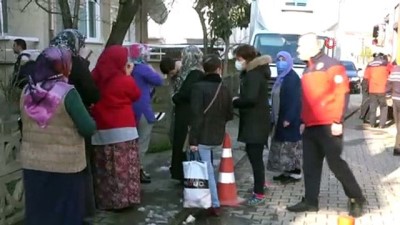 karya -  1 tondan fazla kömürün bulunduğu bodrumda korkutan yangın Videosu