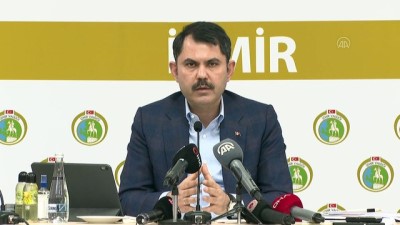 İZMİR - Bakanı Kurum: 'Türkiye'ye örnek olacak bir dönüşümü de güzel İzmir'imizde yapıyor olacağız'