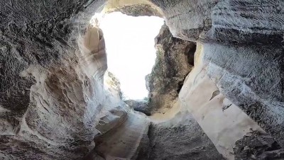 tas ocagi - Roma dönemindeki Filistin direnişinin tanığı Bedeviler Mağarası, İsrail engeli nedeniyle bakımdan mahrum (2) Videosu