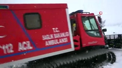 paletli ambulans -  Yaylada mahsur kalan hastaya paletli ambulansla ulaşıldı Videosu