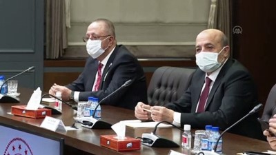 dera - ANKARA - Hazine ve Maliye Bakanı Elvan, TESK Yönetim Kurulu üyelerini kabul etti Videosu