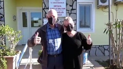 saglik raporu - Muğla'da yaşayan yerleşik yabancılar Kovid-19 aşısının ilk dozunu oldu Videosu