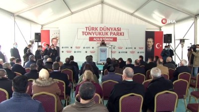  TBMM Başkanı Mustafa Şentop, 'Türk Dünyası Tonyukuk Parkı'nın açılışına katıldı