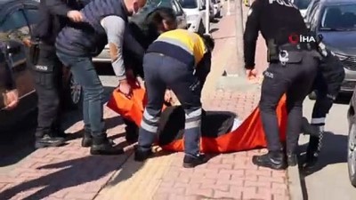  Alkollü adam ekipleri harekete geçirdi