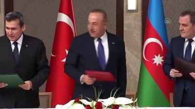 disisleri bakanlari - ANKARA - Bakan Çavuşoğlu: 'Özel bağlar üzerine bina ettiğimiz ilişkilerimiz bugün kapsamlı bir ortaklığa dönüştü' Videosu